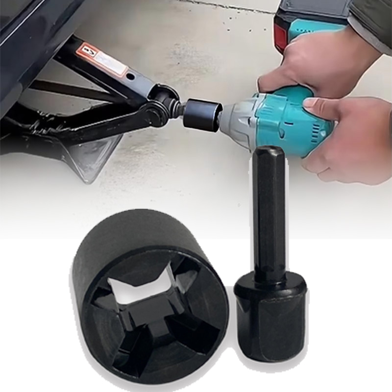 Heavy Equipment Operation - Steel Heavy Duty Trailer Jack Drill