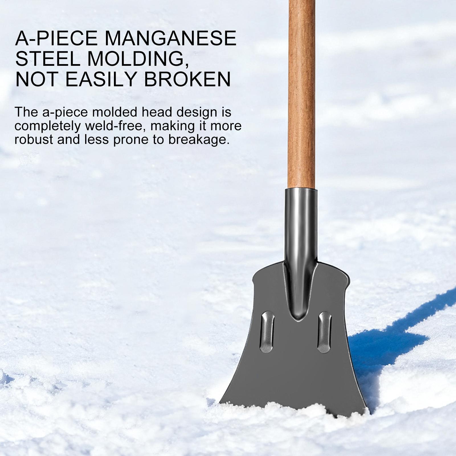 Heavy Equipment Scraper - Snow Shovel for Driveway Heavy Duty