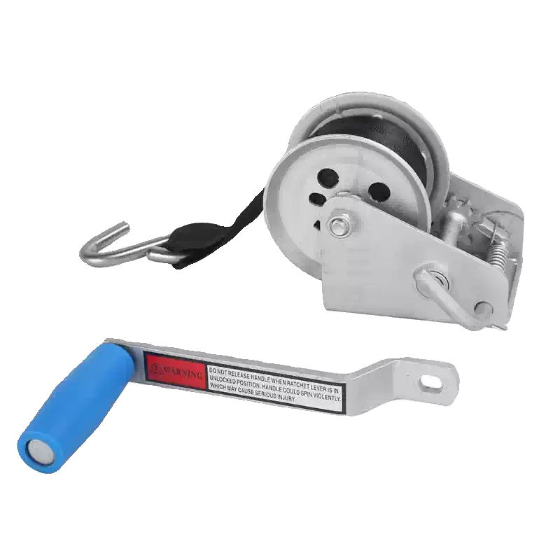 Heavy Equipment Trailer - Hand Crank Manual Winch Small Household