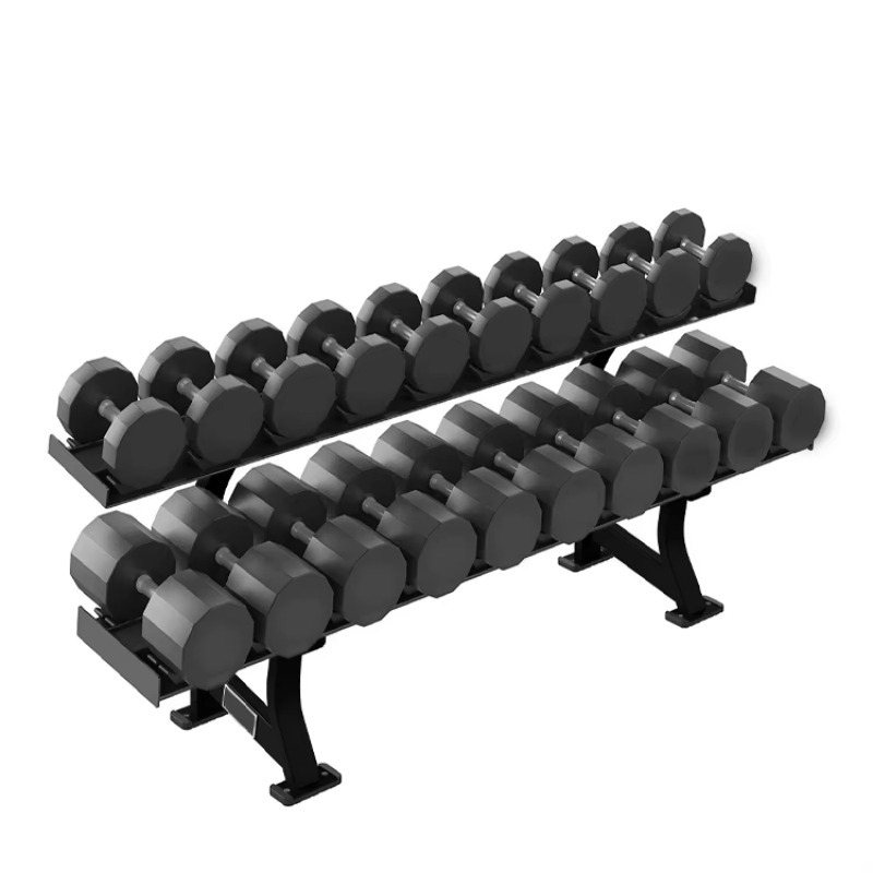 Heavy Equipment Gym - 2-Tier 10 Pairs Dumbbell Storage Rack