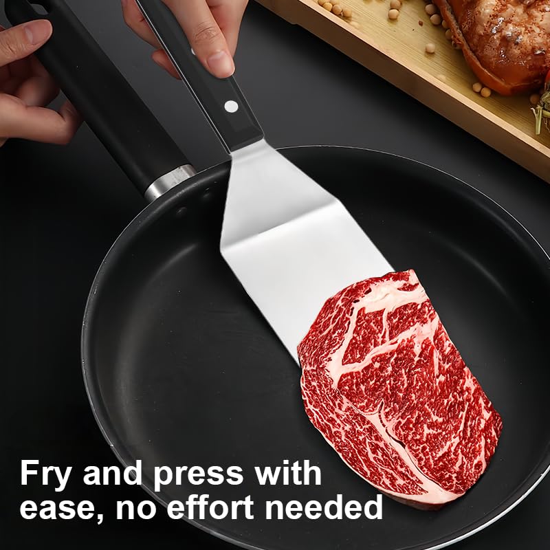 Stainless Steel Griddle Spatul - Heavy Equipment Scraper recension och pris