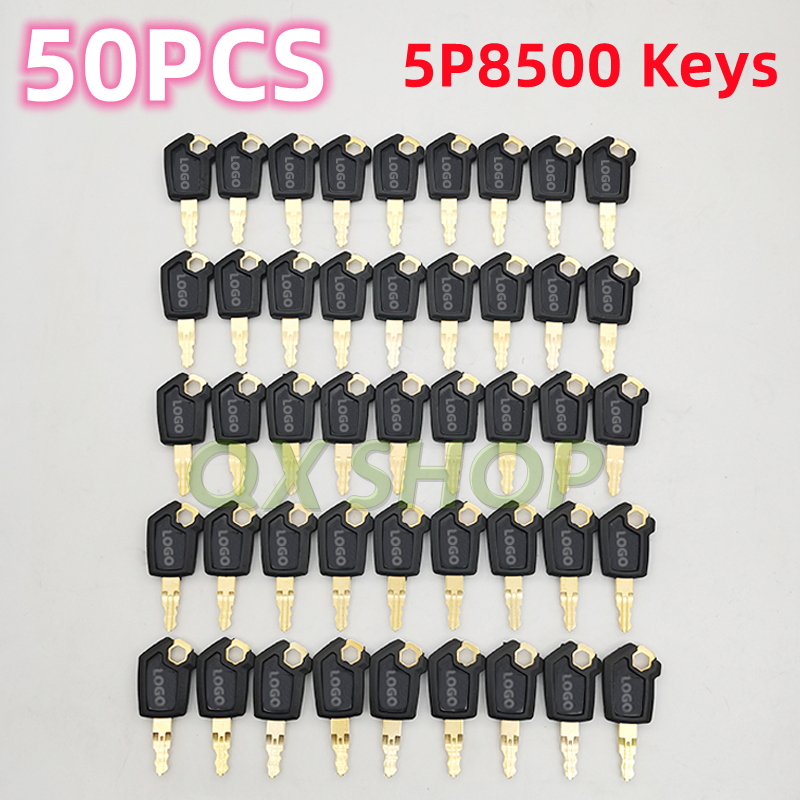 50 pcs iron key For Caterpilla - Heavy Equipment Logos recension och pris
