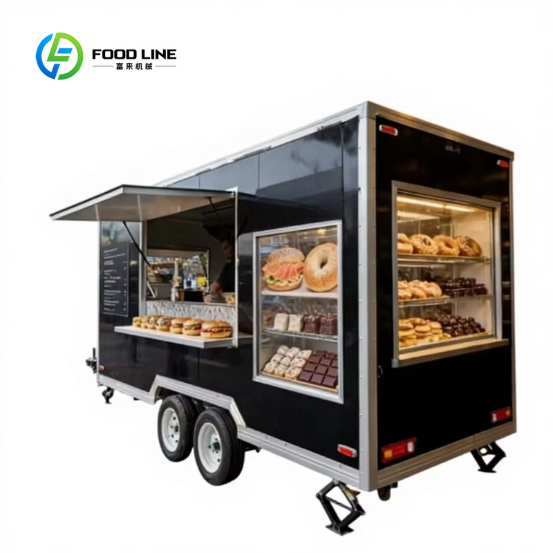 Customized Square Mobile Food  - Heavy Equipment Business recension och pris