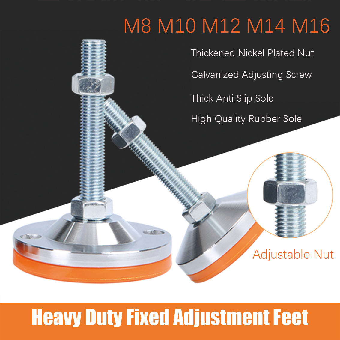 1Pcs Heavy-Duty Adjustable Foo - Heavy Equipment Operation recension och pris
