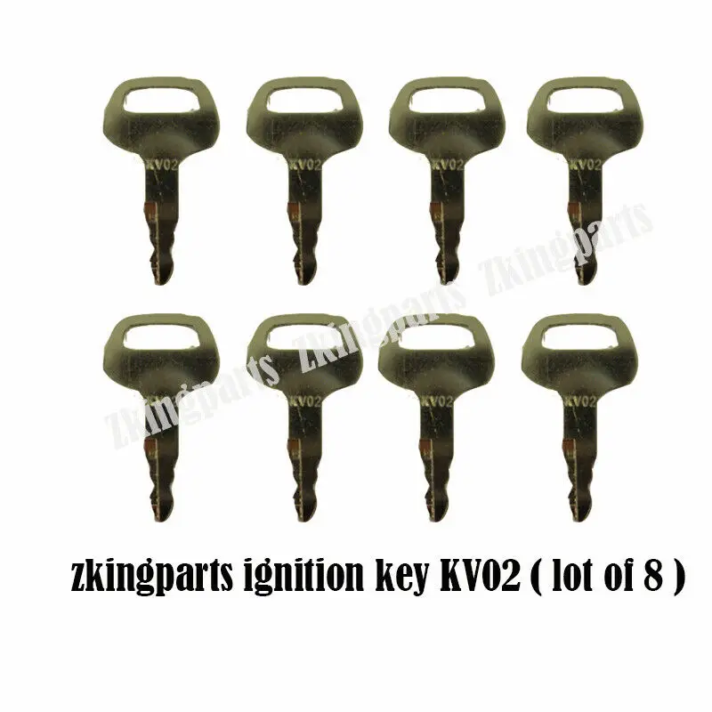 8pcs Heavy Equipment Key with  - Heavy Equipment Logos recension och pris