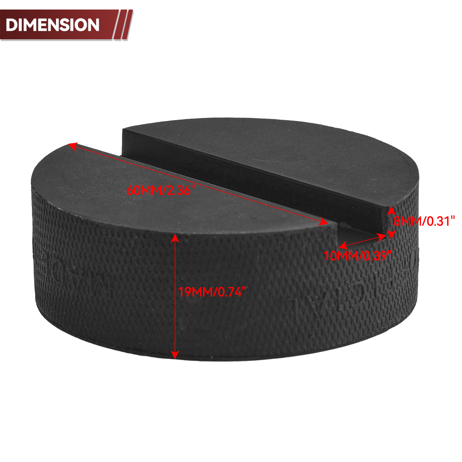 Universal Small Jack Rubber Pa - Heavy Equipment Jack recension och pris
