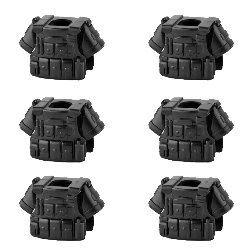 6PCS/LOT Building Block Equipm - Heavy Equipment Armor recension och pris