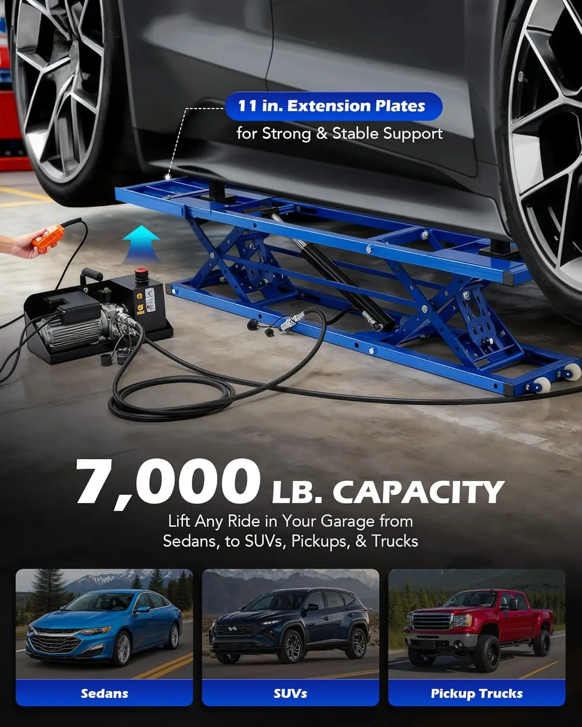 Orion Motor Tech Portable Car  - Heavy Equipment Jack recension och pris