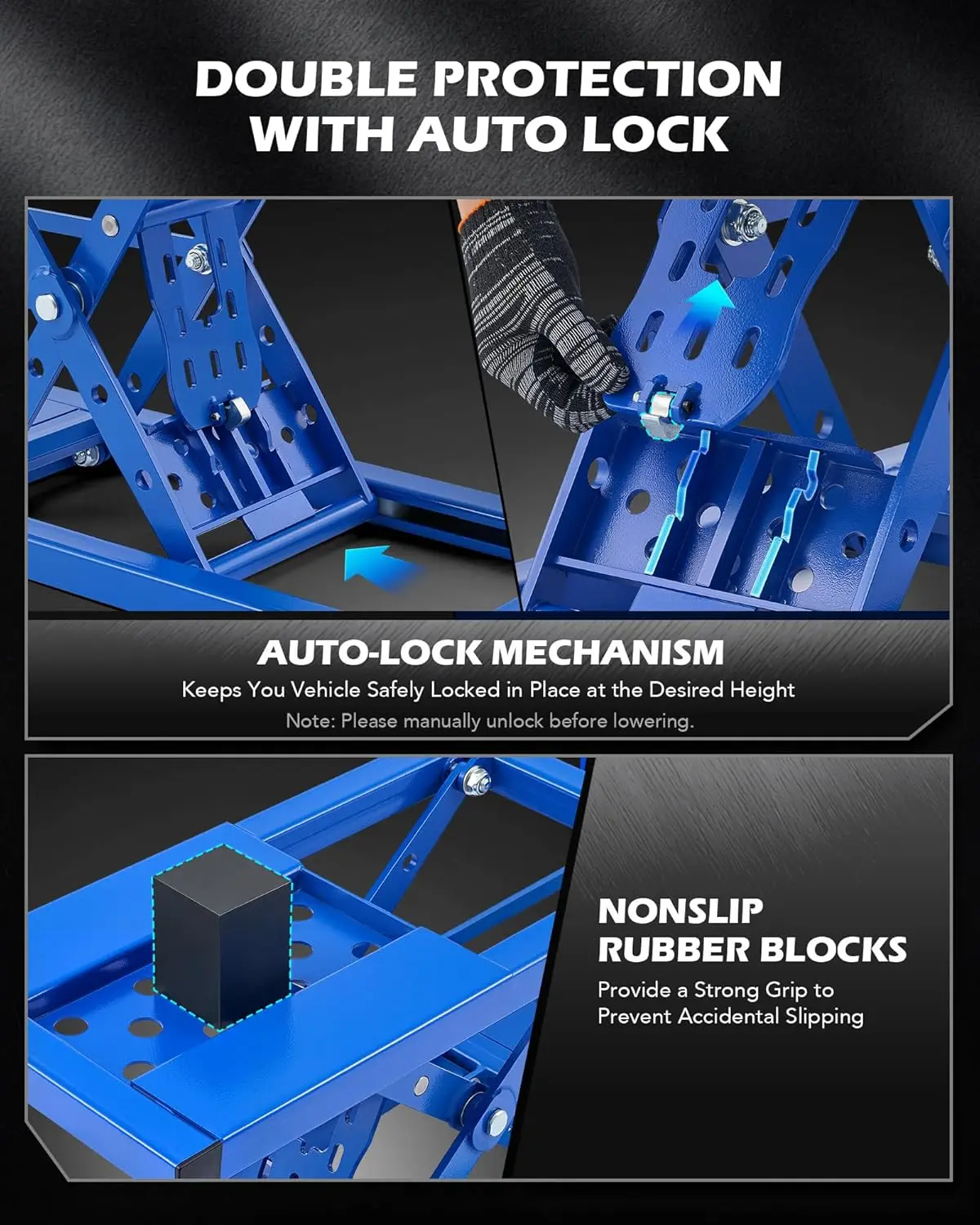 Orion Motor Tech Portable Car  - Heavy Equipment Jack recension och pris
