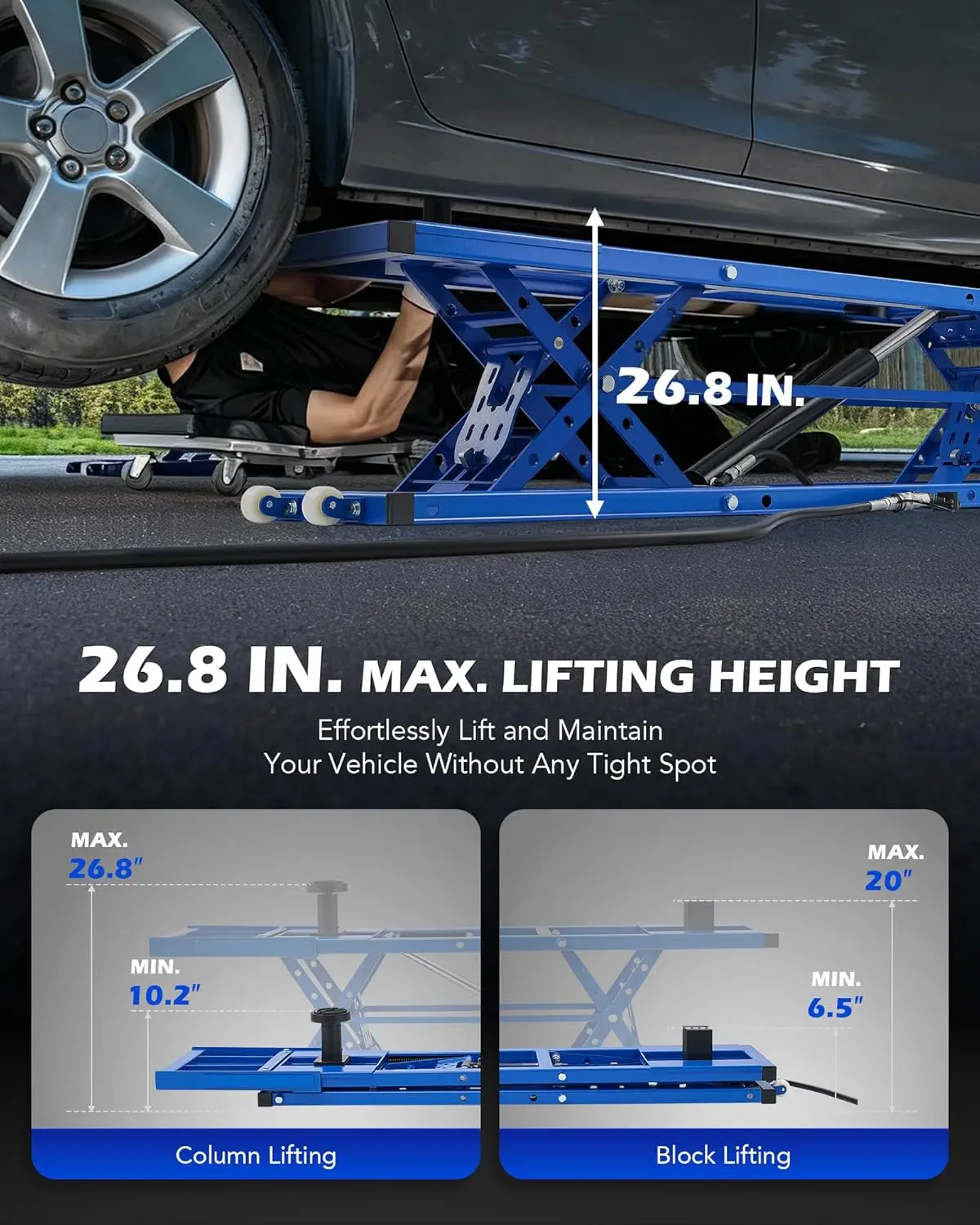 Orion Motor Tech Portable Car  - Heavy Equipment Jack recension och pris