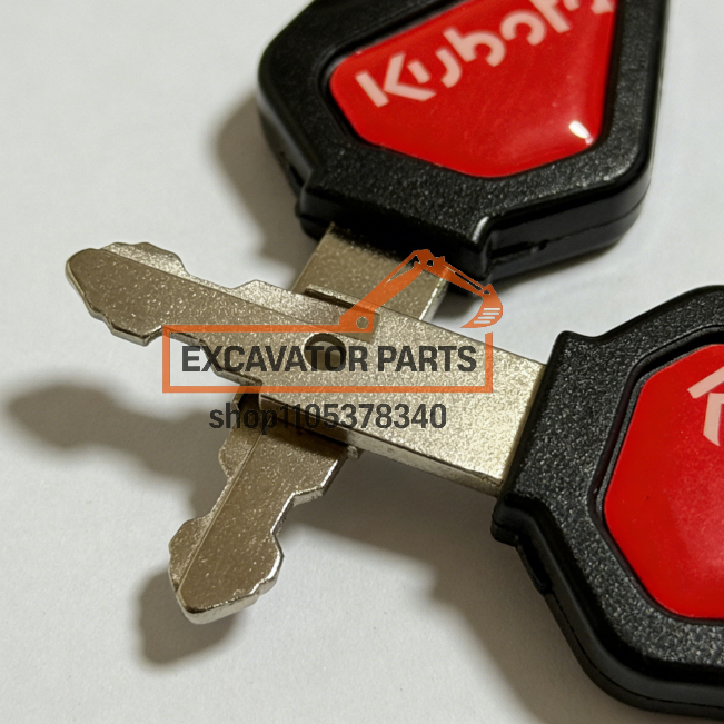 1Pc 459A Ignition Key with Red - Heavy Equipment Logos recension och pris