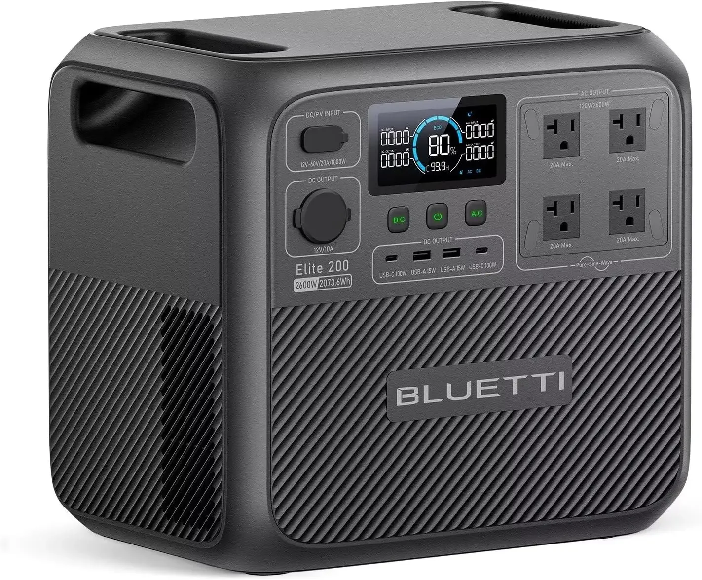 BLUETTI Elite 200 V2 Portable  - Heavy Equipment Lift recension och pris