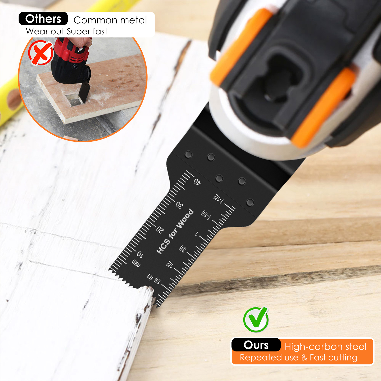 88/56pcs Oscillating Saw Blade - Heavy Equipment Operation recension och pris