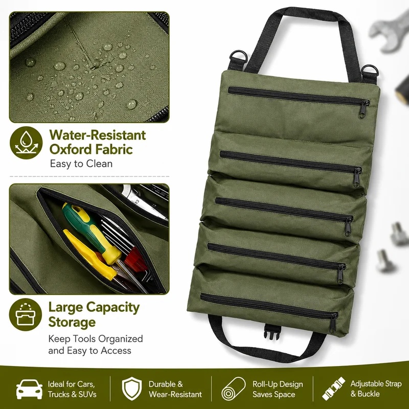 Heavy Duty Roll Up Tool Bag, O - Heavy Equipment Operation recension och pris