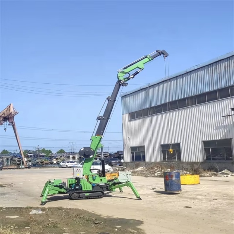 Compact Mini Spider Crane Hydr - Heavy Equipment Lift recension och pris