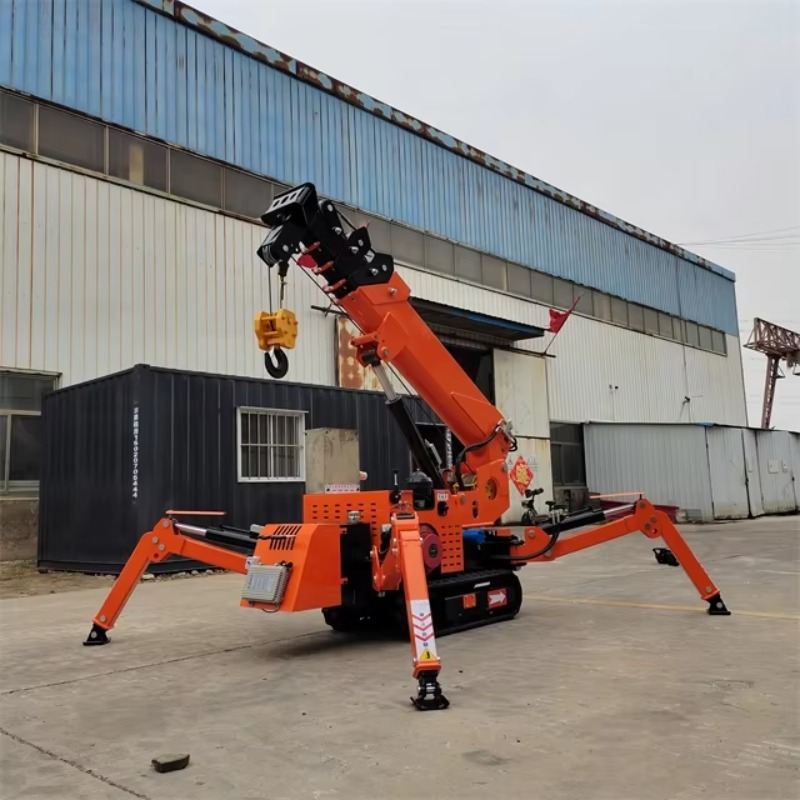 Compact Mini Spider Crane Hydr - Heavy Equipment Lift recension och pris