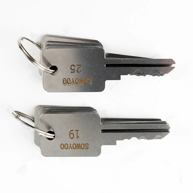 48 In 1 Locksmith Tools Lock K - Heavy Equipment Keys Master Set recension och pris