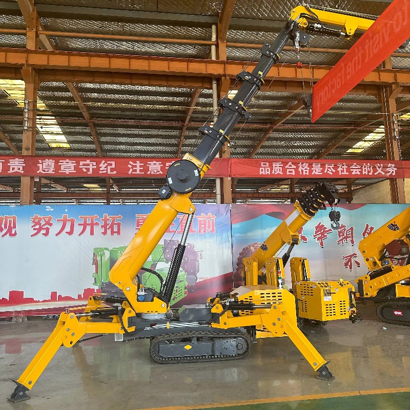 Compact Mini Spider Crane Hydr - Heavy Equipment Lift recension och pris