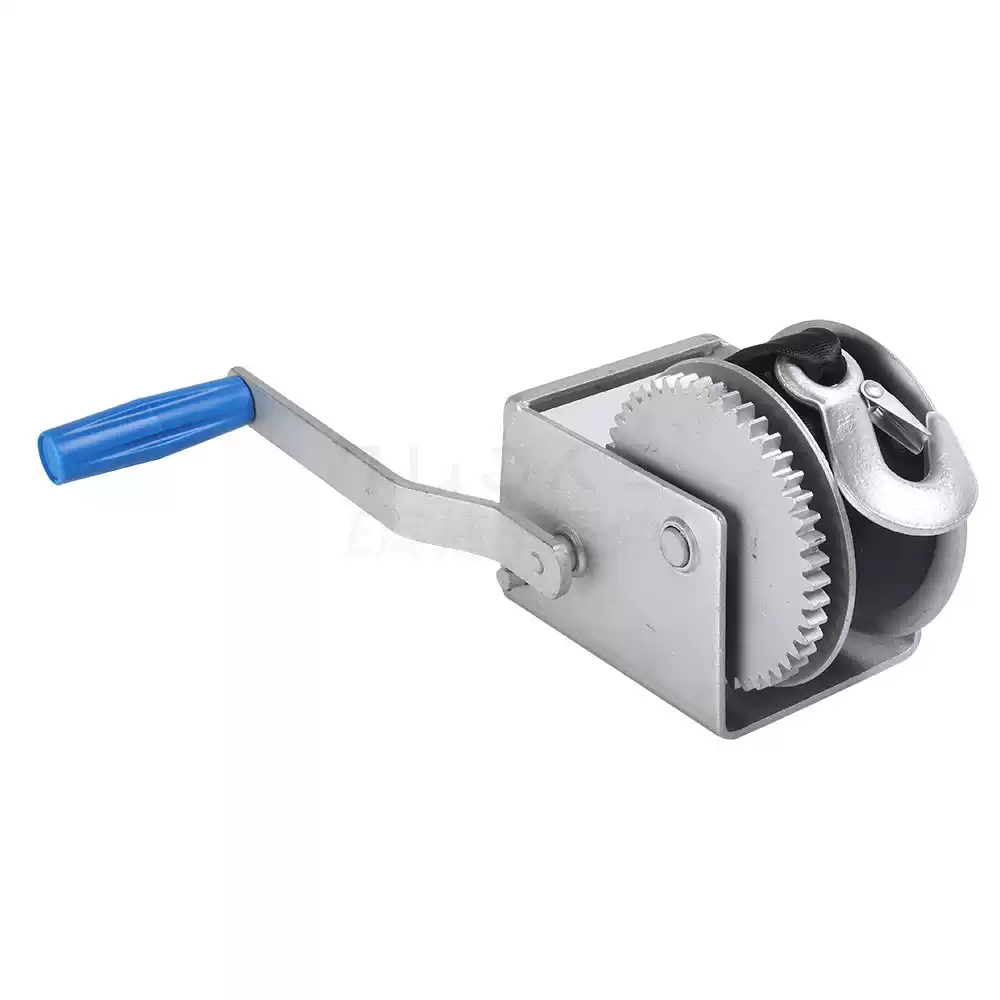 Hand Crank Manual Winch Small  - Heavy Equipment Trailer recension och pris