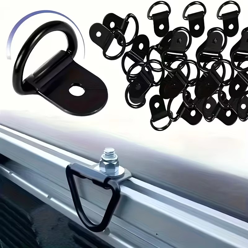 10Pcs D Rings Tie Down Anchors - Heavy Equipment Trailer recension och pris
