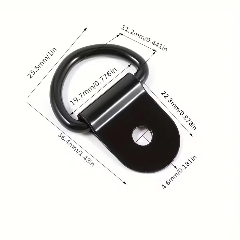 10Pcs D Rings Tie Down Anchors - Heavy Equipment Trailer recension och pris