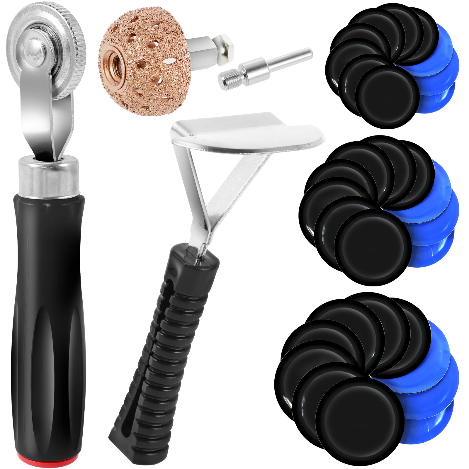 33Pcs Tire Patch Kit with Roll - Heavy Equipment Scraper recension och pris