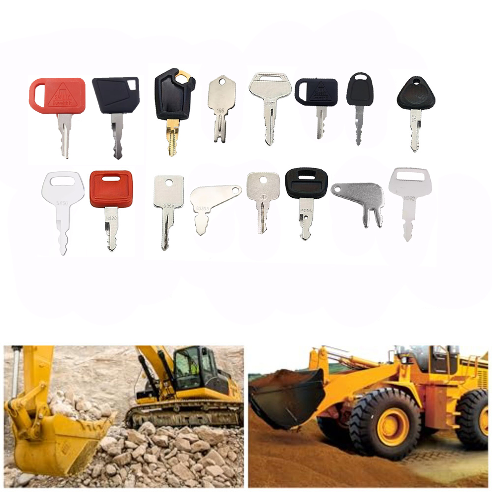 16PCS Heavy Equipment Key Set  - Heavy Equipment Keys Master Set recension och pris