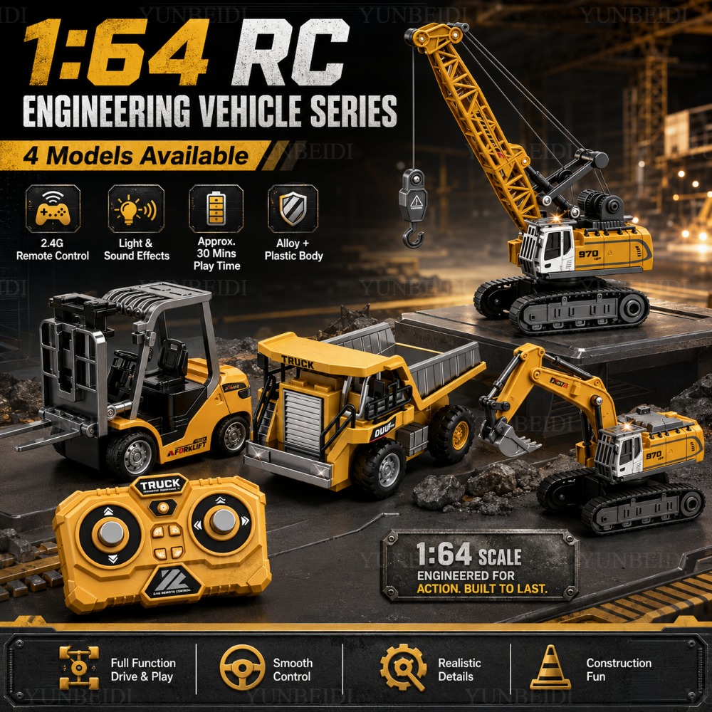 Remote Control Mini Alloy Car  - Heavy Equipment Operation recension och pris