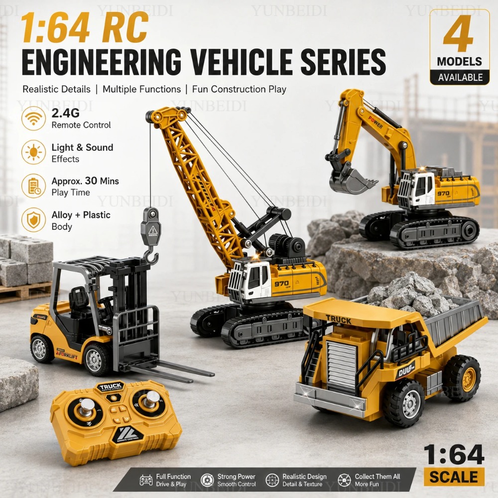 Remote Control Mini Alloy Car  - Heavy Equipment Operation recension och pris