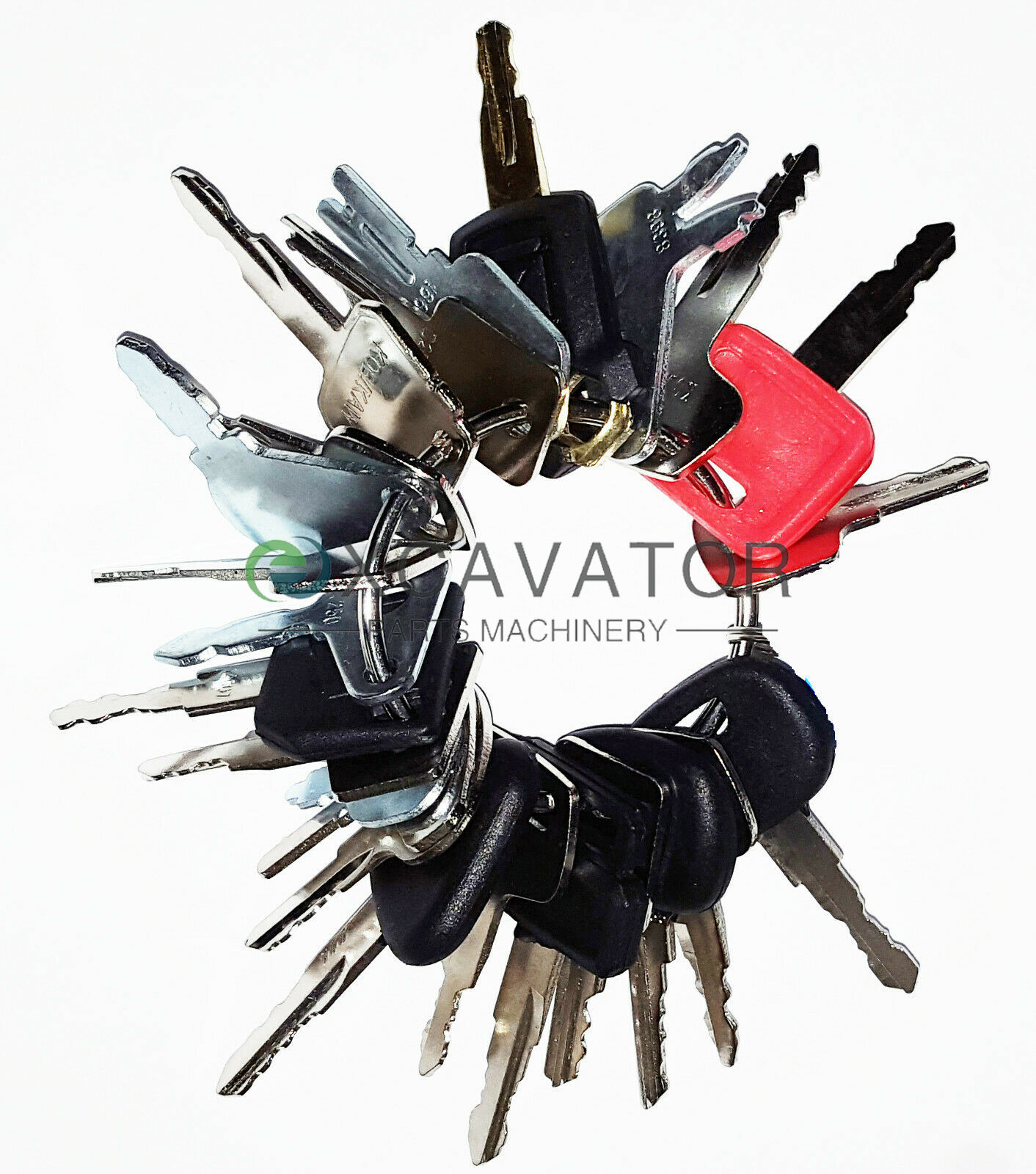 23 Keys Heavy Equipment Constr - Heavy Equipment Keys Master Set recension och pris