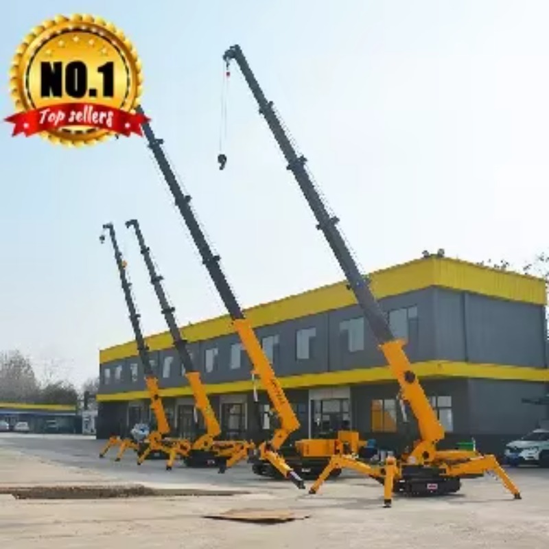 8T Hydraulic Spider Crane Heav - Heavy Equipment Lift recension och pris